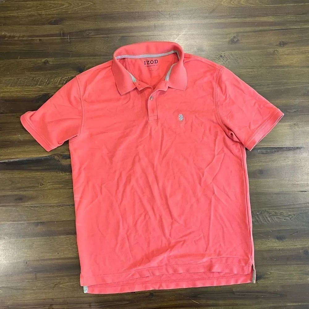 IZOD Men’s Short Sleeve Red "Advantage" Polo - Size L